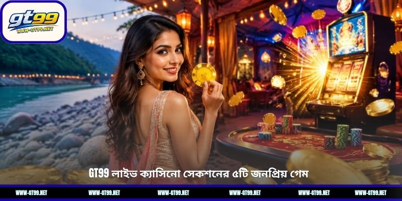 GT99 লাইভ ক্যাসিনো সেকশনের ৫টি জনপ্রিয় গেম